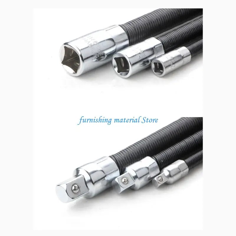 Y5GD 1/4 3/8 سائق مرنة تمديد المقبس محول طويل المقبس تمديد قضيب #3