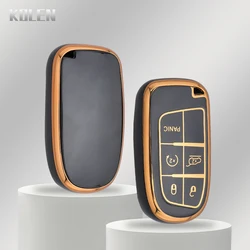 TPU Car Remote Key Case Cover Shell For Jeep Renegade Grand Cherokee For Dodge Ram Charger 1500 Challenger Chrysler 300C Journey