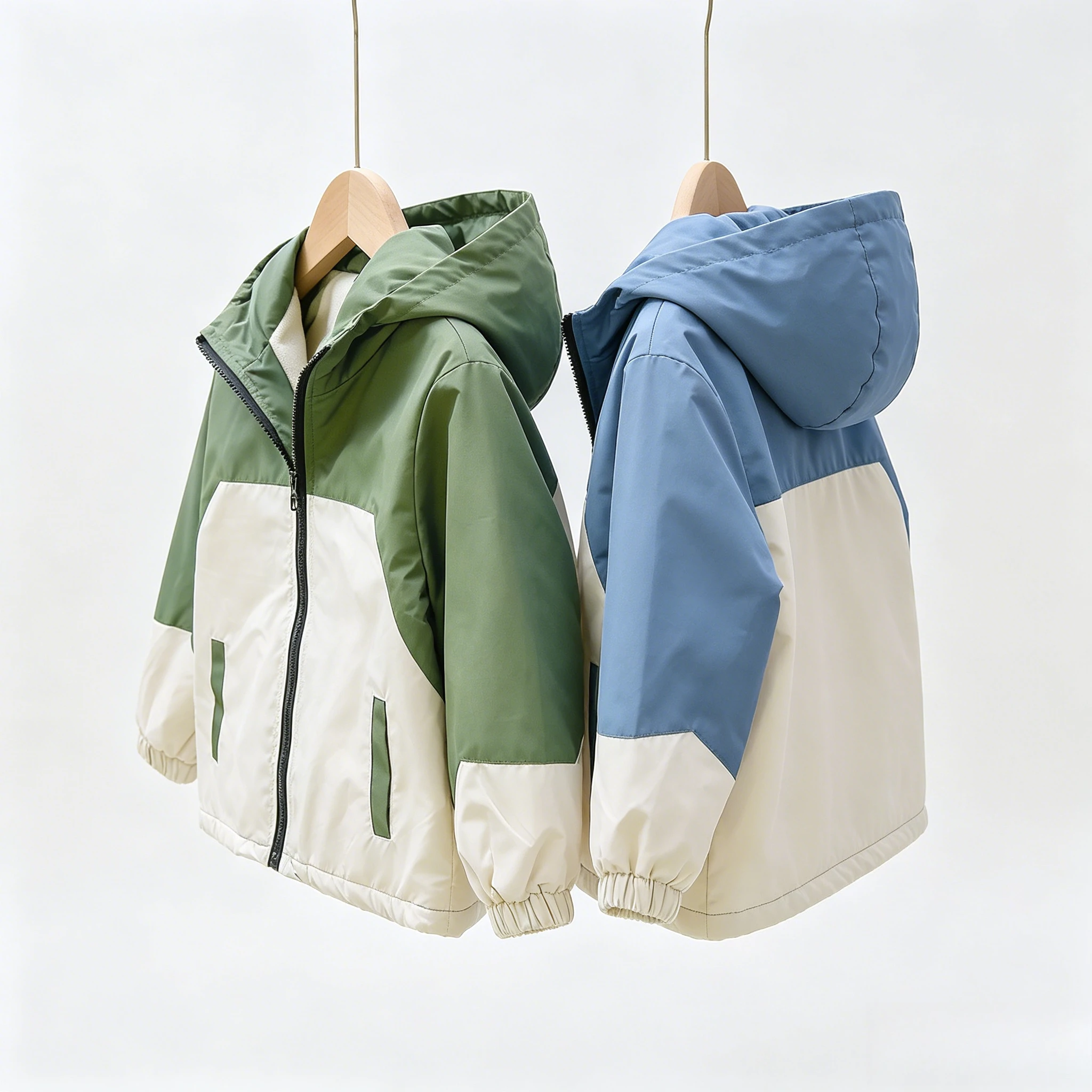 Boys Fleece Lined Thermal Waterproof Windbreaker Jacket Hooded Outdoor Coat for Autumn Winter School Sports Hiking Casual Wear