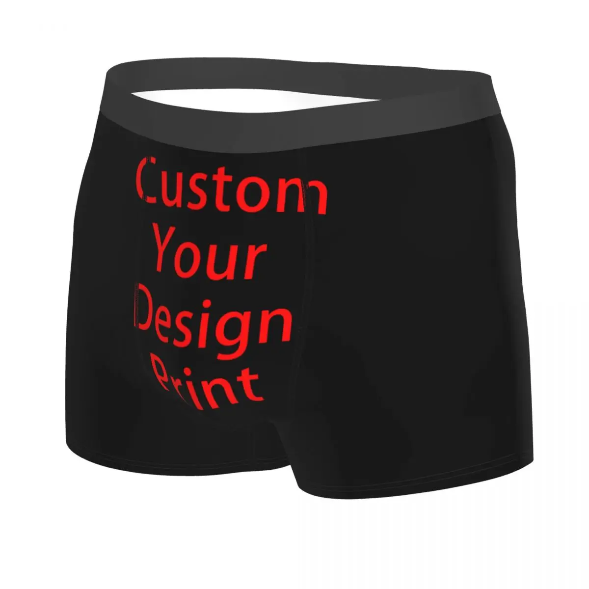 Custom Your Design Underwear Male Print Customized Customized Logo Printed Boxer Shorts Panties Briefs Breathable Underpants