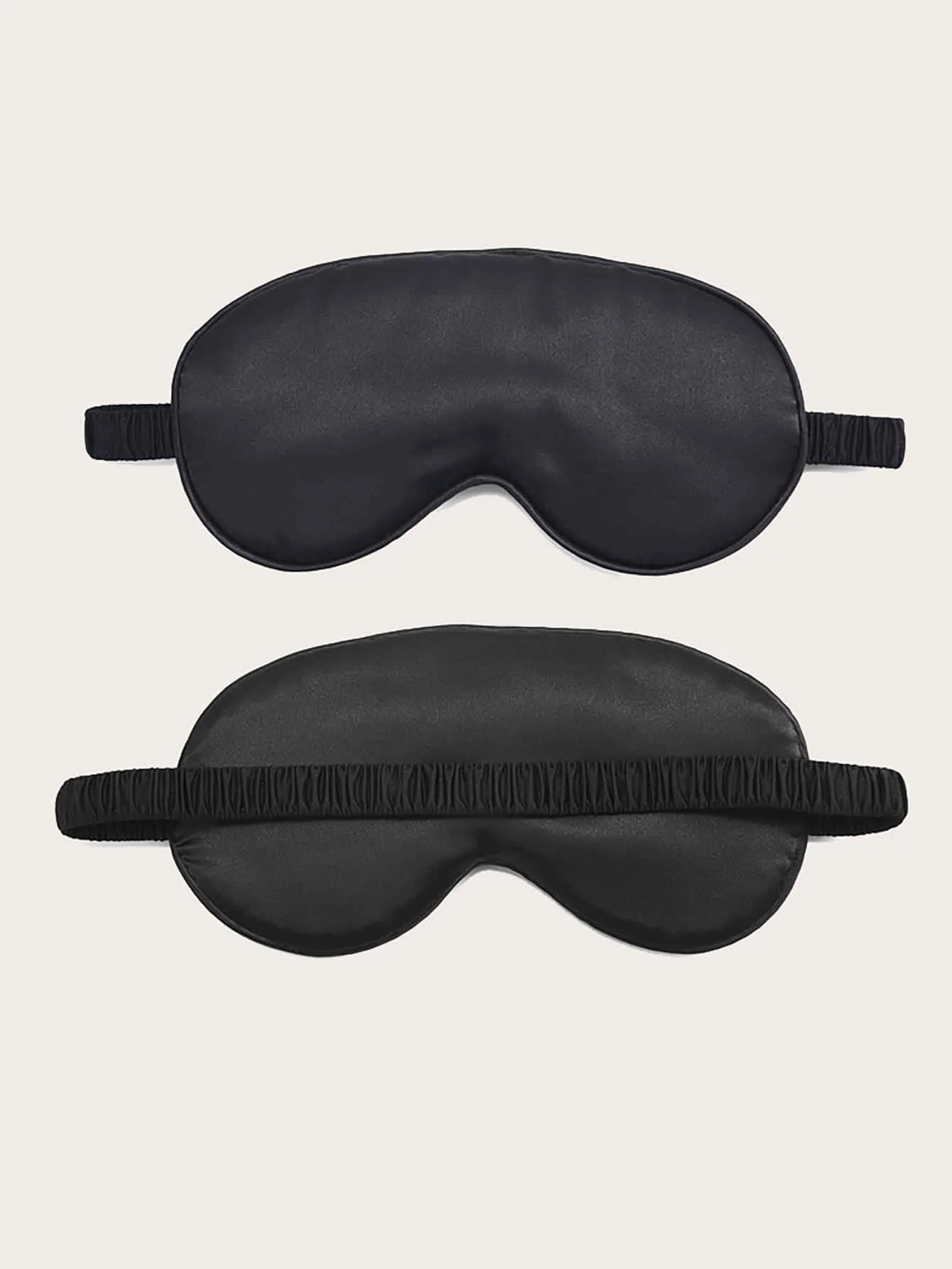 1PC-Double-Sided Artificial Silk Eye Mask Eye Shield Breathable Silk Eye Mask Bag Elastic Lunch Break Sleep Shading