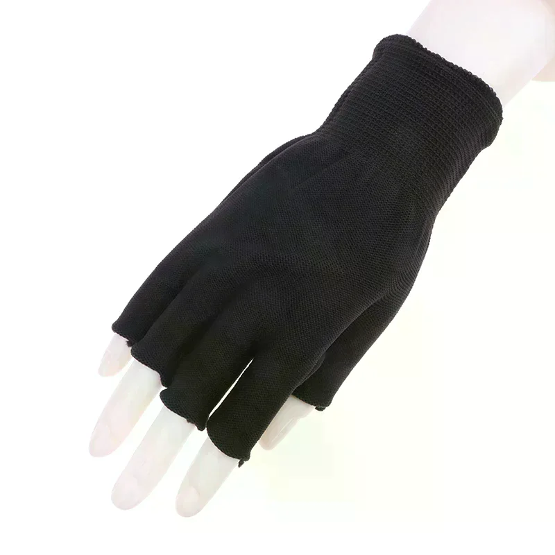 2pcs Anti Uv Rays Protect Gloves Nail Gloves Led Lamp Nail Uv Protection Radiation Proof Glove Manicure Nail Art Tools