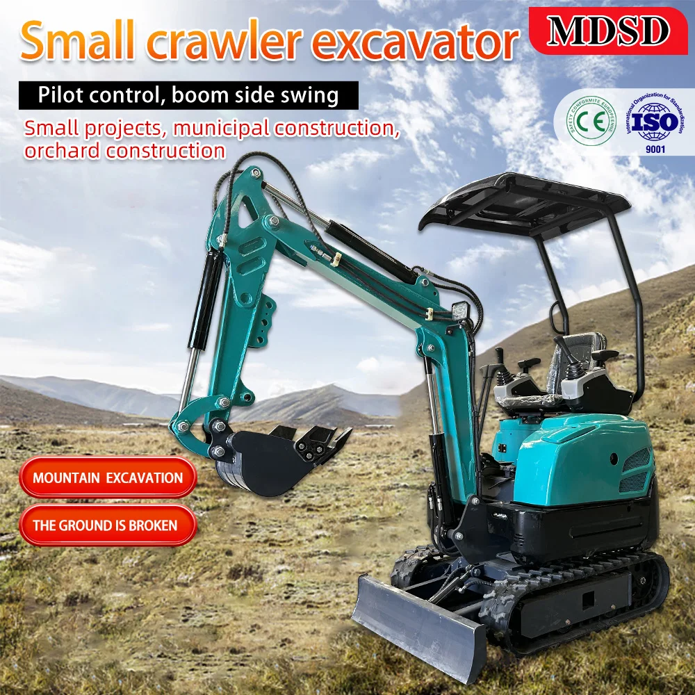 حفارة صغيرة مخصصة لـ Kubota EPA EURO5 حفار زاحف صغير للمناظر الطبيعية والزراعة حفارة صغيرة شحن مجاني