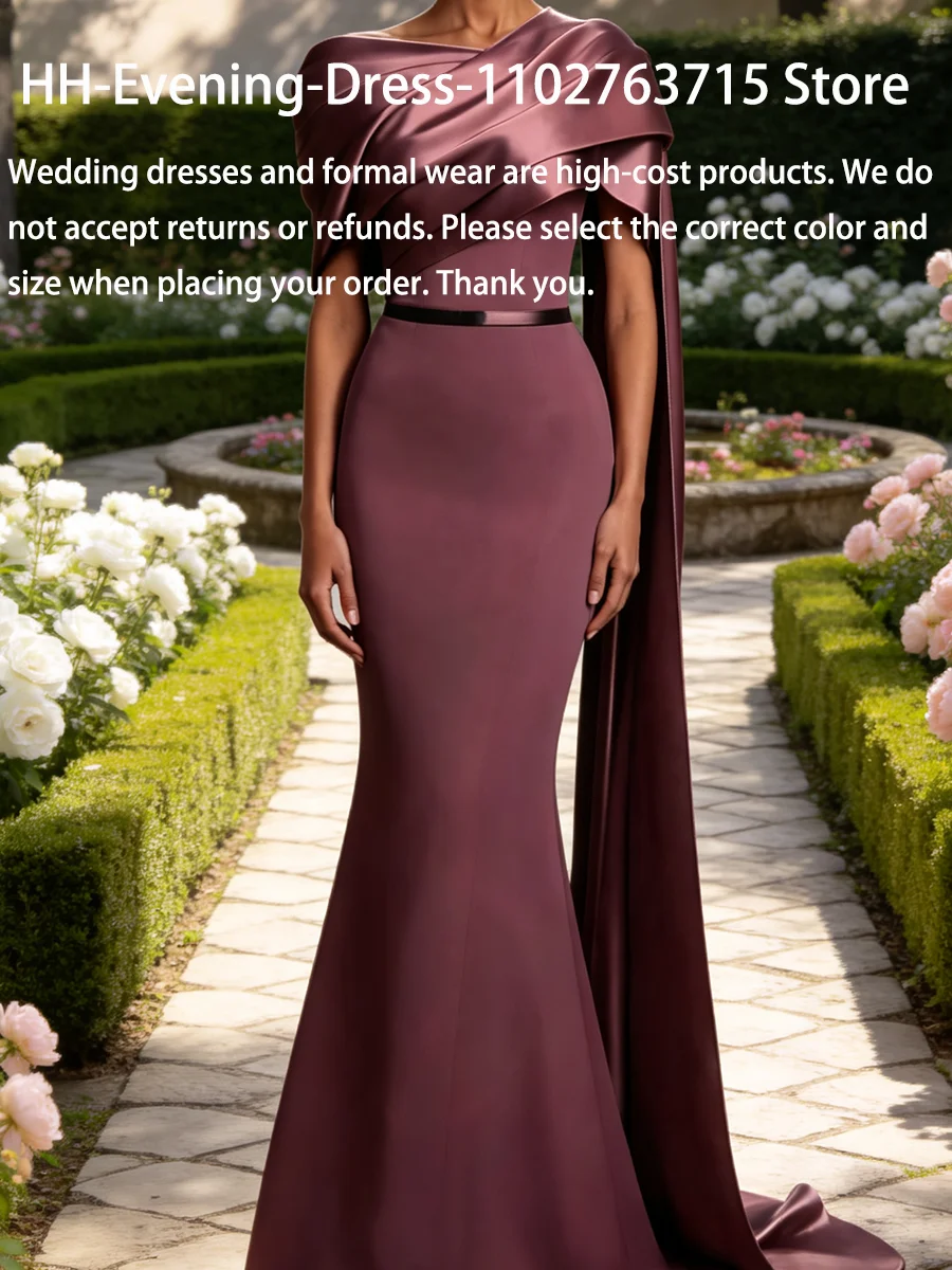 Elegante, geplooide satijnen a - Evening Gown recensie en prijs