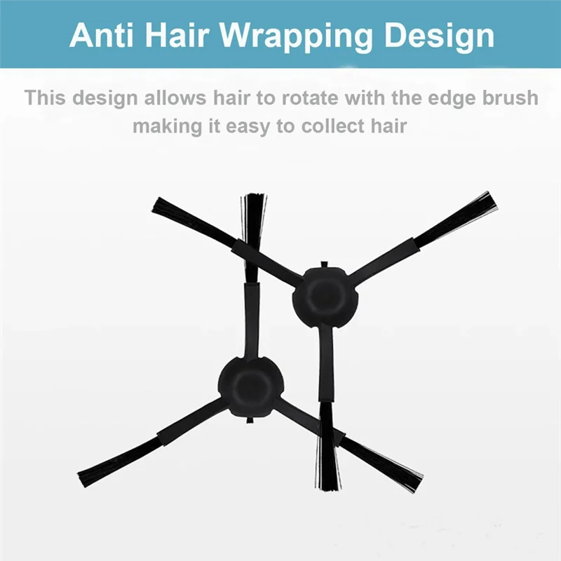 Accessoires H-W pour aspirateur Robot Dreame L20 Ultra, comprend une brosse principale, des filtres Hepa, des brosses latérales et des chiffons de vadrouille