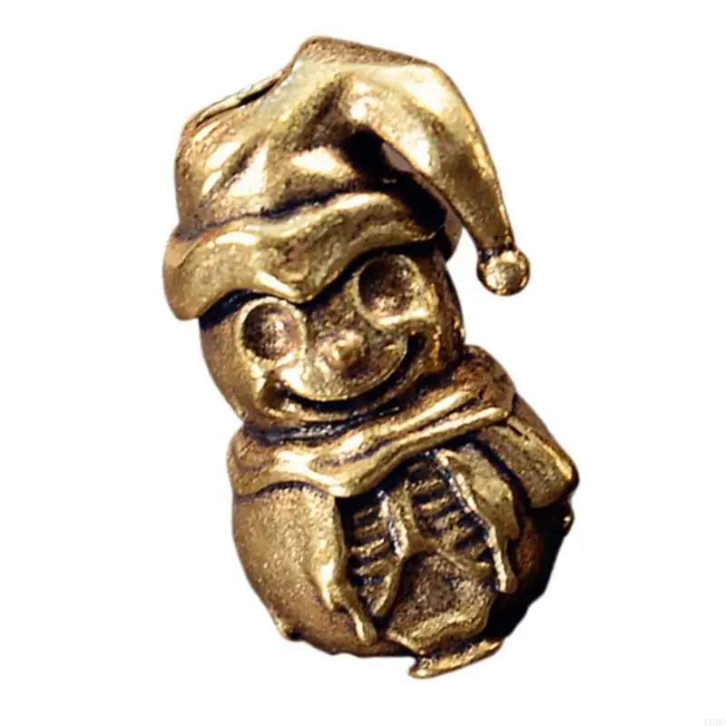 Sneeuwpop kralen voor het maken unieke charmeaccessoires en paracord-liefhebberuitrusting gat artistieke Y166