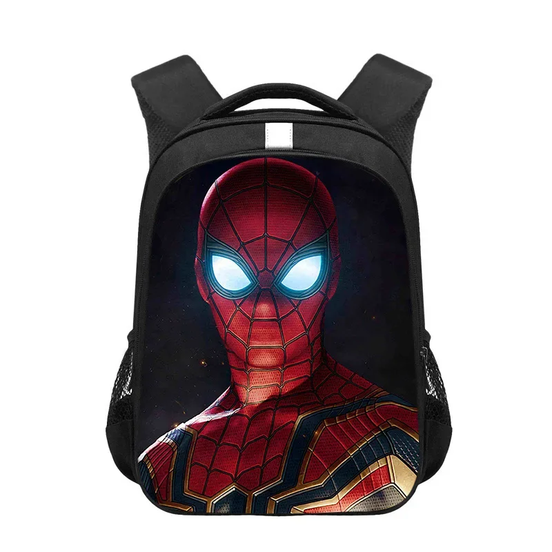 MINISO Disney Marvel 2025 New Superhero Fashion Children Backpack Spider Man Large Capacity Teenage Boys Cute Cartoon Book Bag