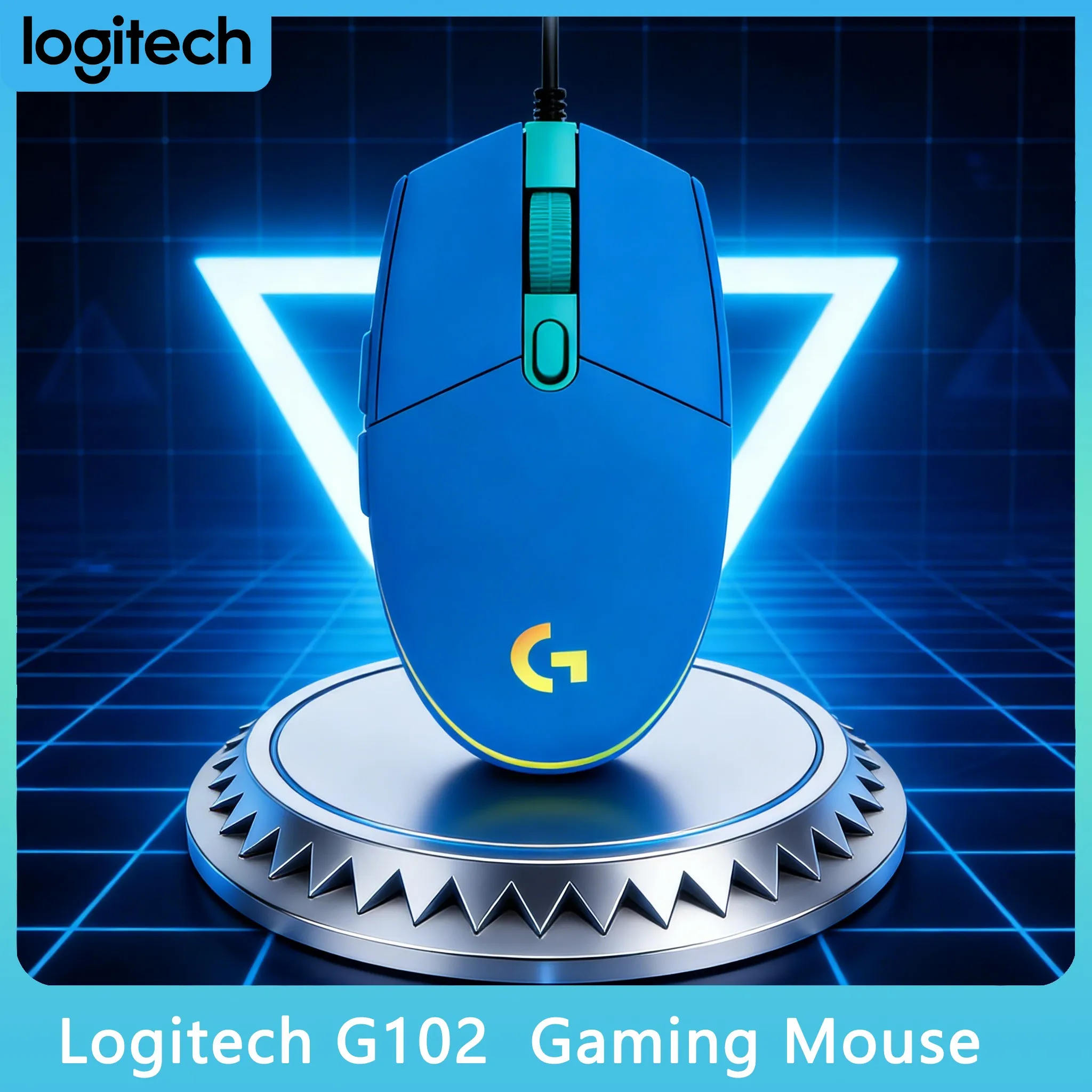 Logitech G102 Wired Mouse 6 Programmable Buttons for Custom Control