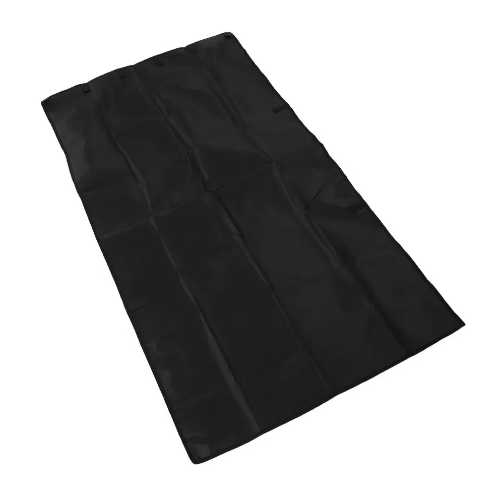 Black Portable Dance Privacy Curtain 150 X 80cm Polyester Retractable Changing Partition Screen Bathroom Locker Room Curtain
