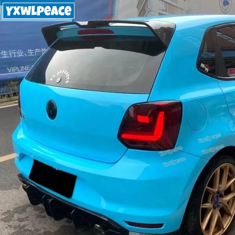 

Oettinger Style Roof Spoiler for VW Volkswagen Polo MK5 6R 6C 2011-2018 ABS Plastic Rear Trunk Lip Wing Body Kit Accessories