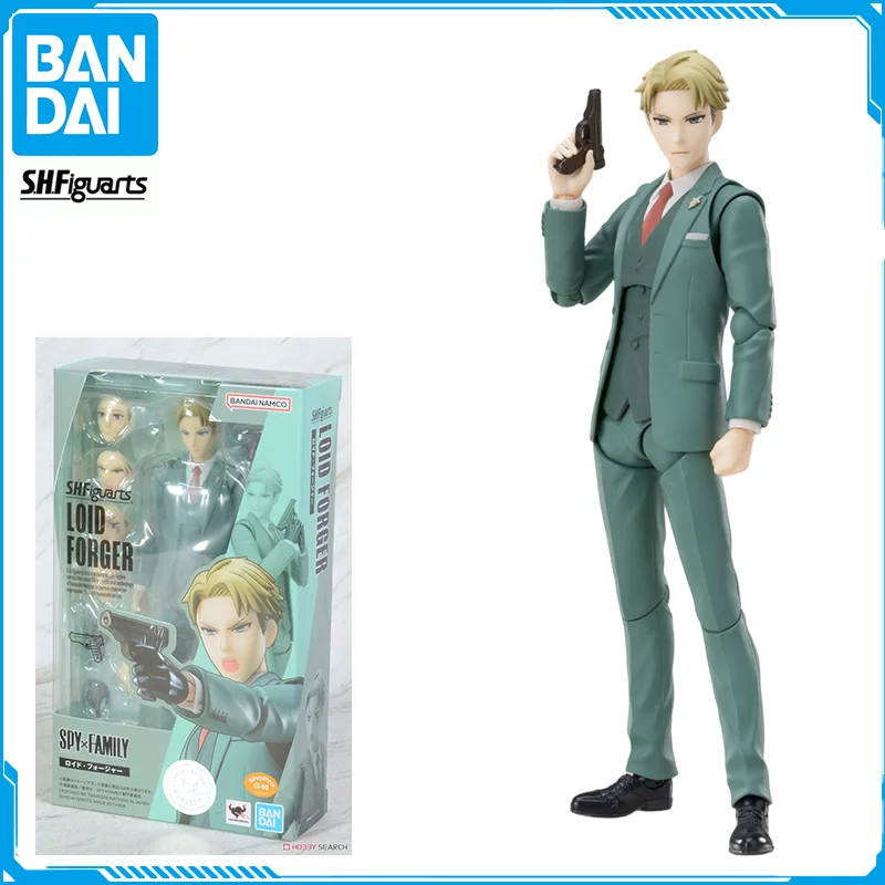 

In Stock Bandai S.H.Figuarts SPY×FAMILY LOID FORGER Original Genuine Anime Figure Model Toys Action Figures Collection Doll Pvc