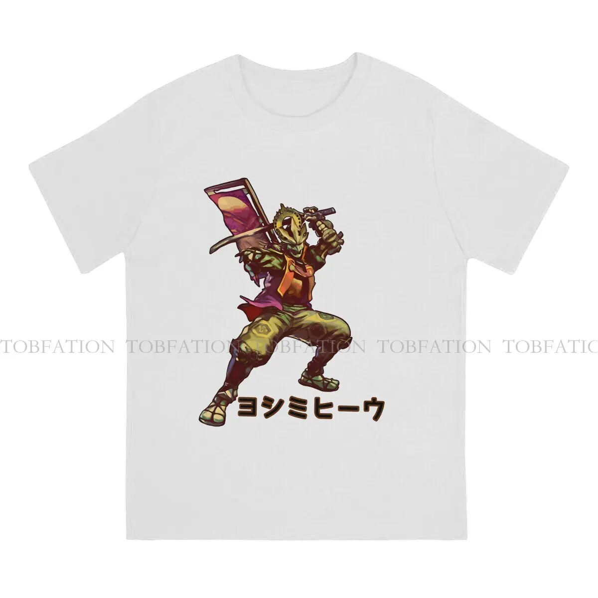 Yoshimitsu Graphic TShirt Tekken Creative Streetwear Casual T Shirt Men Clothes