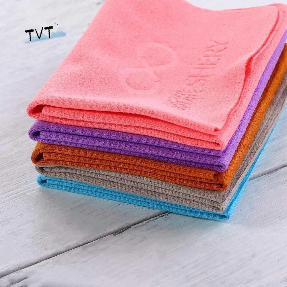 

5pcs/lot Portable Suede Glasses Cloth Solid Color Glasses Clean Glasses Cleaner Microfiber Lens Phone Screen Male