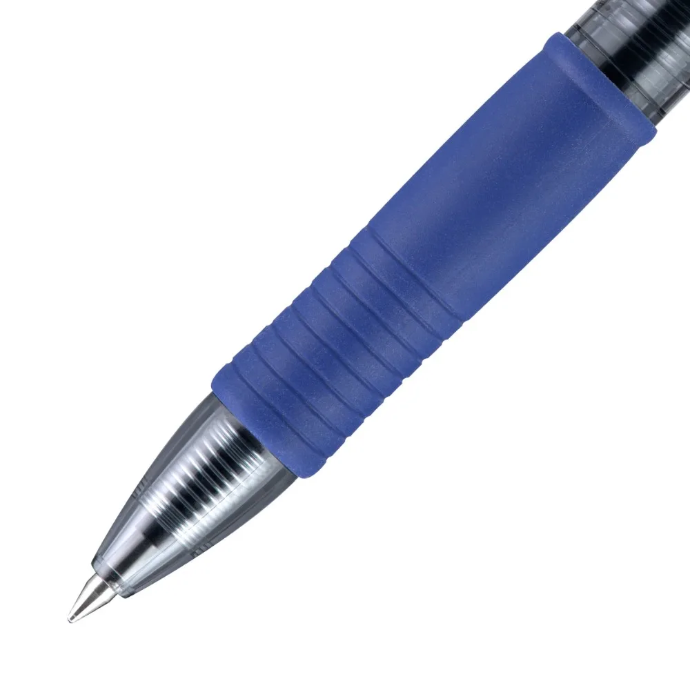 Retractable Gel Pens, Fine Point (0.7 mm), Blue Ink, 5 Count 588909355 image 3
