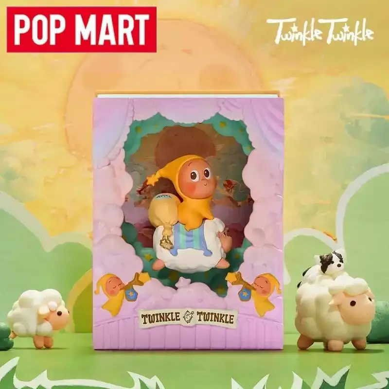 

POP MART Twinkle Twinkle Light Up Series Blind Box Guess Bag Mystery Box Toys Doll Cute Anime Action Figure Ornaments Collection