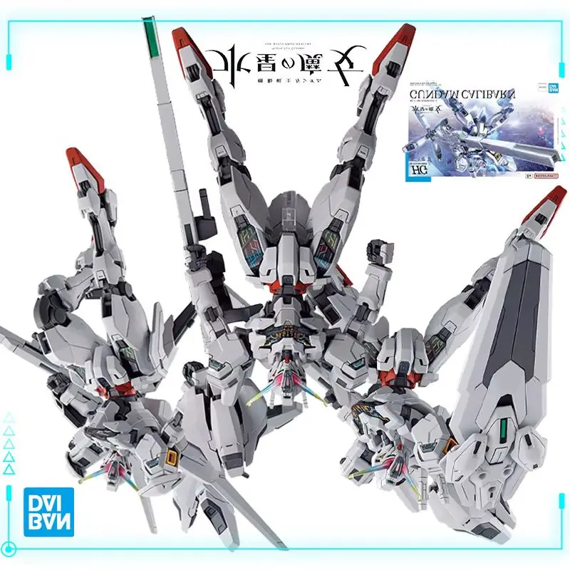 

Bandai Original Genuine Mobile Suit Gundam: The Witch From Mercury X-EX01 Gundam Calibarn HG 1/144 Сборная модель Фигурки