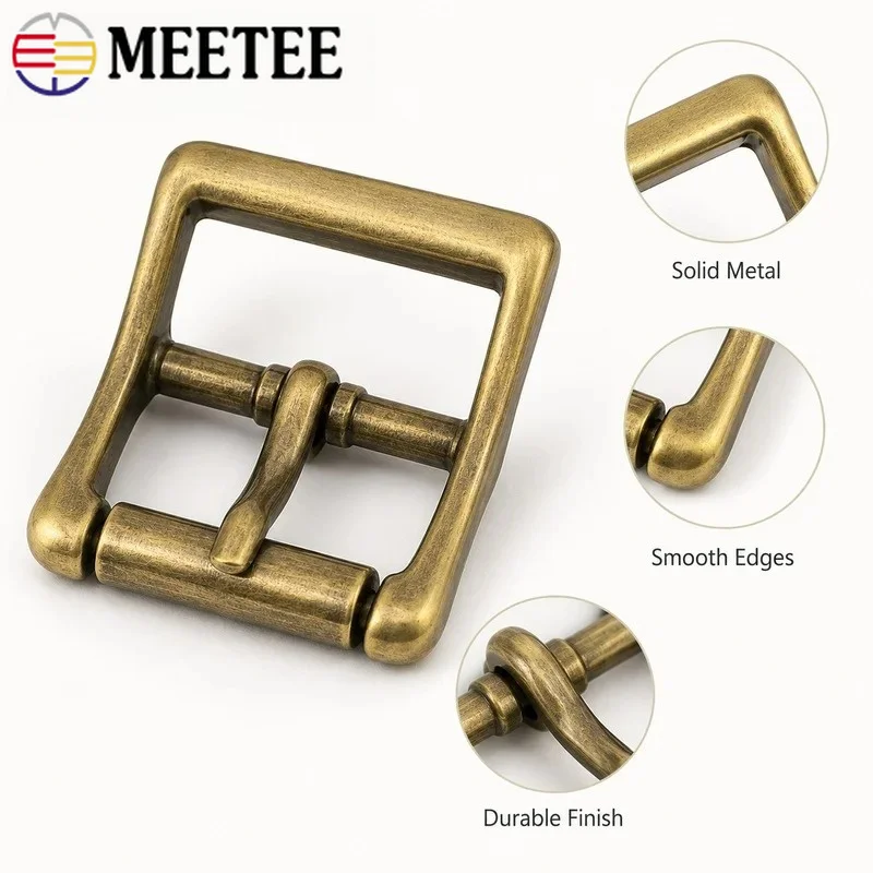 2-5Pcs 20/25/32mm Metal Pin Buckles Adjustable Rectangular Clasps for Men Belt Backpack Strap Garment Leather Craft DIY Hardware