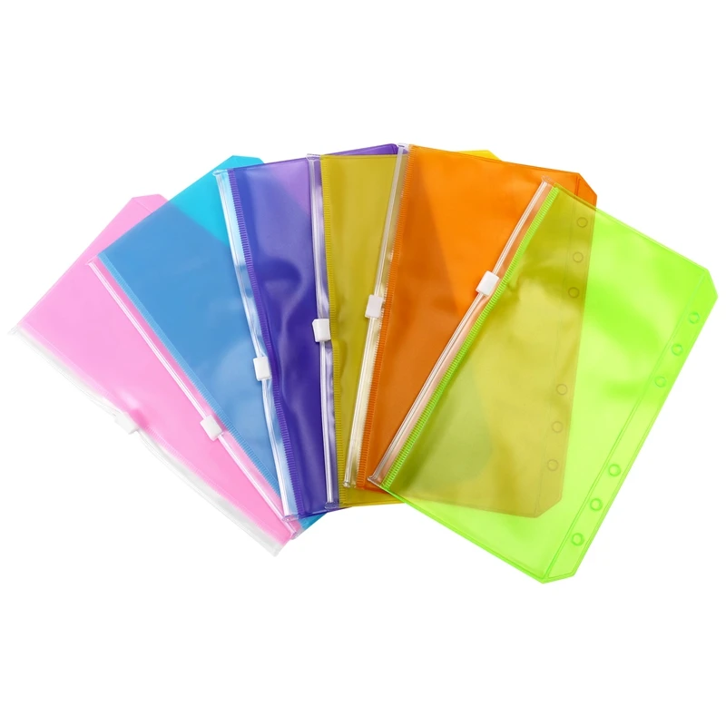 

Budget Binder, Cash Envelopes For Budgeting, A6 Binder Pocket, Budget Binder With Zipper Envelopes