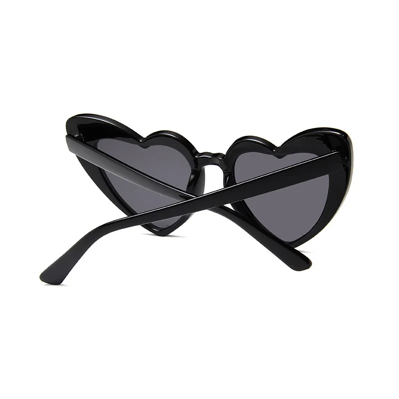 SHONEMES Love Heart Sunglasses Stylish Oversized Shades Outdoor UV400 Sun Glasses Pink Black White for Women