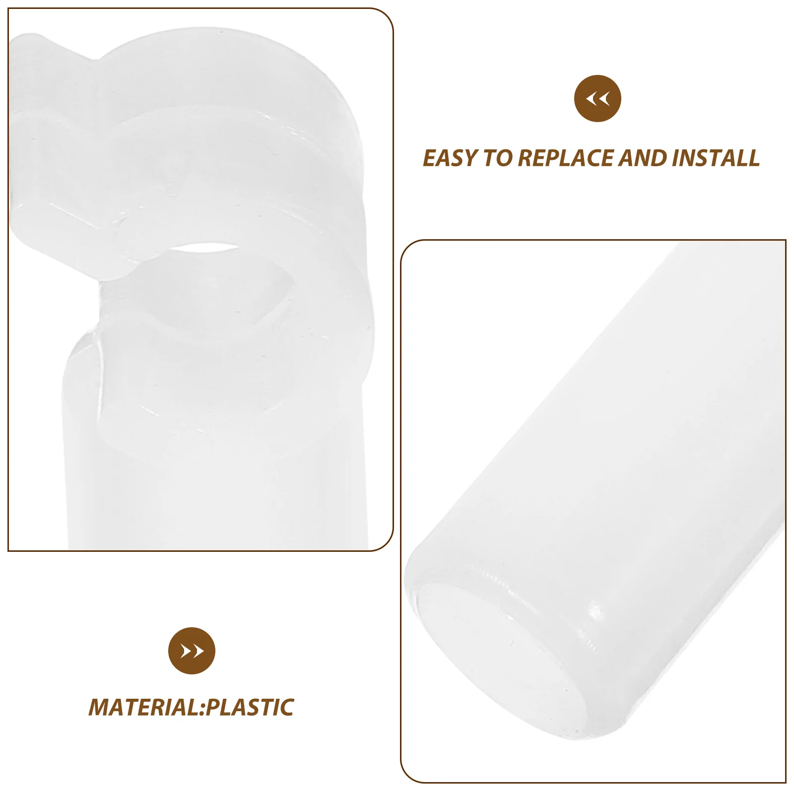 

4Pcs Mosquito Net Buckles 8.5mm Thickened Bracket Rod Clips for Sturdy Fixing Easy Installation