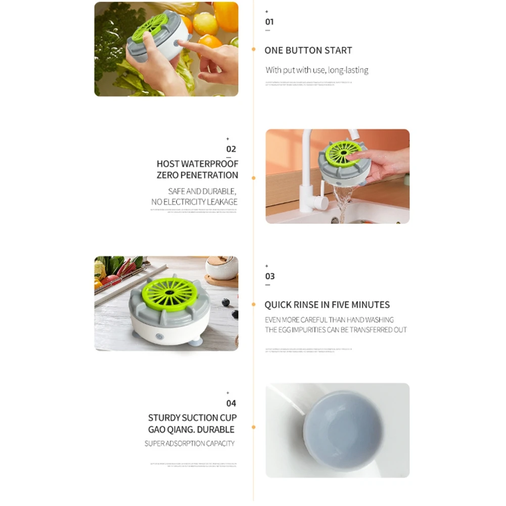 

ABYN-Машина для очистки фруктов и овощей USB-устройство для очистки фруктов, портативный очиститель пищевых продуктов для мяса