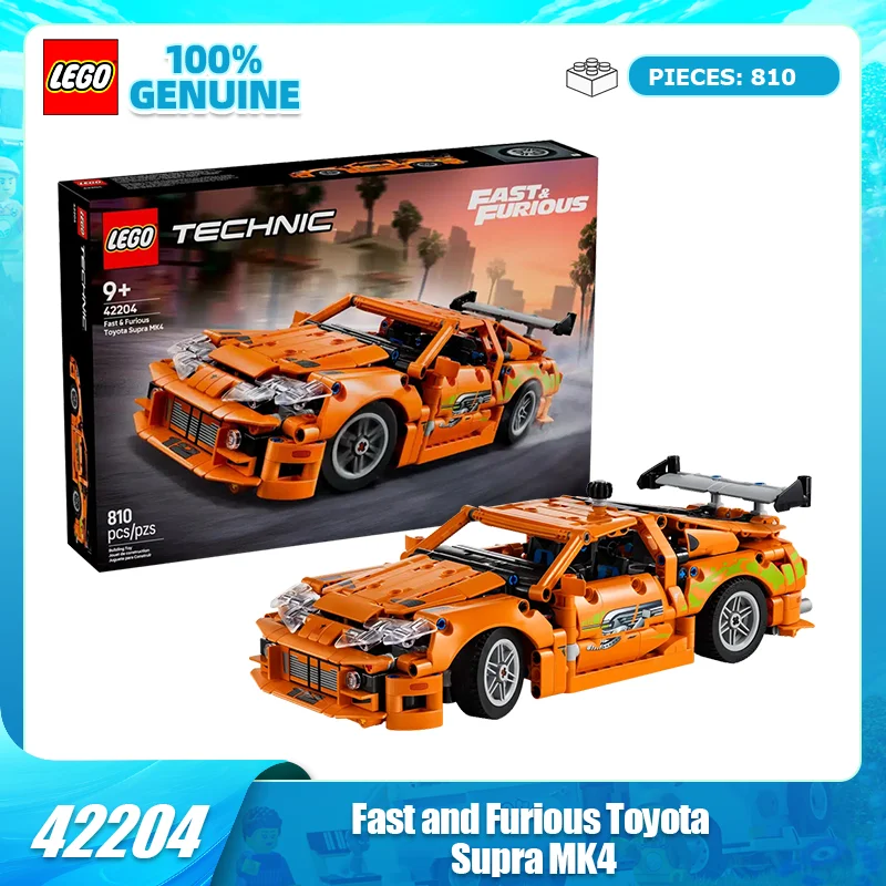 

LEGO building block toy mechanical group 42204 Toyota SupraMK4 racing car children's assembly toy birthday gift