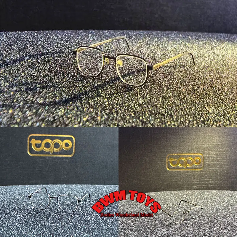 

В наличии TOPO STUDIO TP032, масштаб 1/6, аксессуары для старого белого мужского солдата, металлические солнцезащитные очки для 12-дюймовой фигурки.