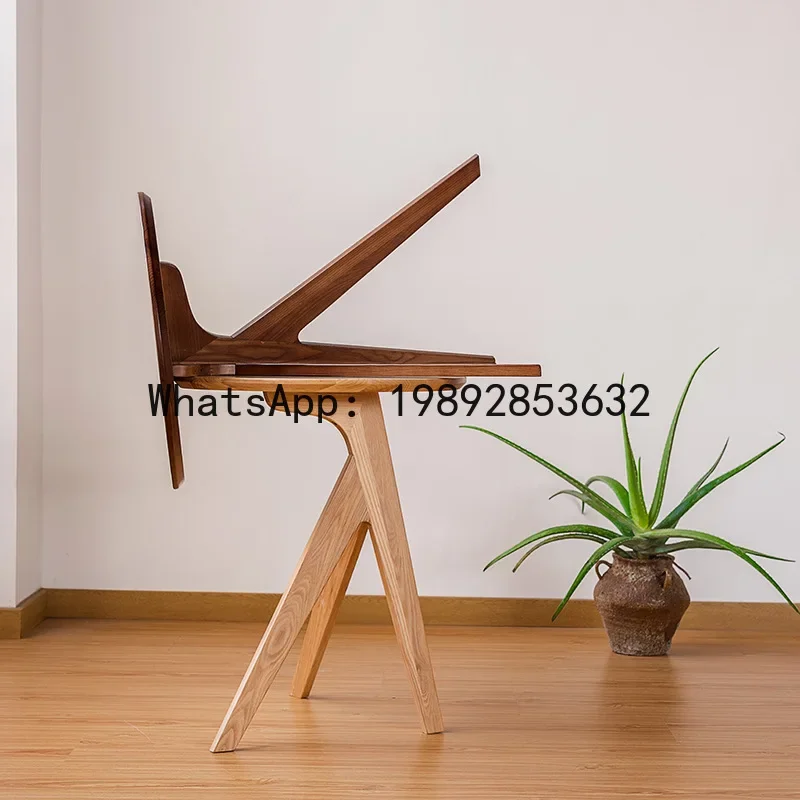 H5.15  Nordic simple solid wood small coffee table household living room sofa side table