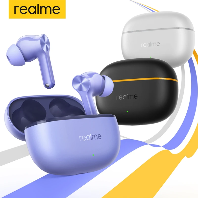 

Realme Buds T200 Lite Earphones Wireless Bluetooth 5.4 TWS Earbuds ENC Call Noise Reduction Headphones 48H Playback IPX4 Headset