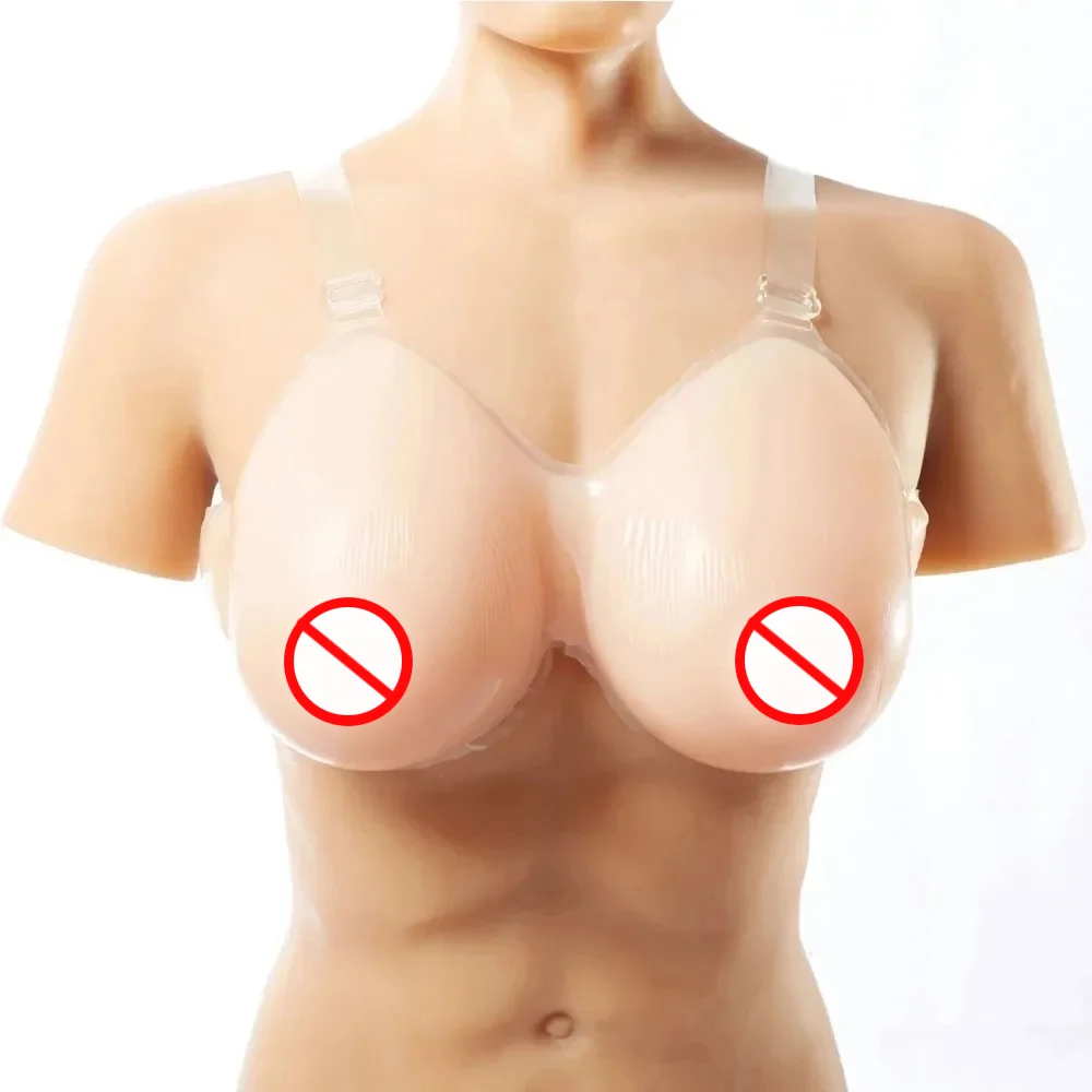 600g-1800g Realistic Fake Breasts Silicone Breast Forms Boobs Artificial Tits For Shemale Drag Queen Transgender Cosplay Sissy