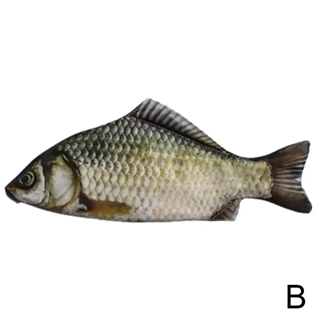 New Creative Simulated Salted Fish Pencil Case Large Stationery Bag School Pencils Supplies Pouch Cases Funny Capacity Penc A7S7