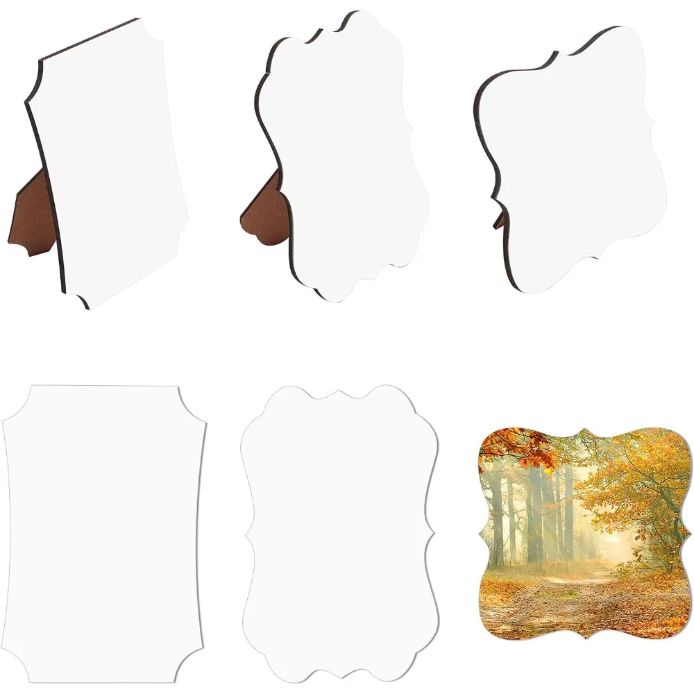 

3 Pcs Blank Sublimation Photo Frame Heat Transfer Blank Photo Frame Frame Sublimation Blank Photo Frame Wooden