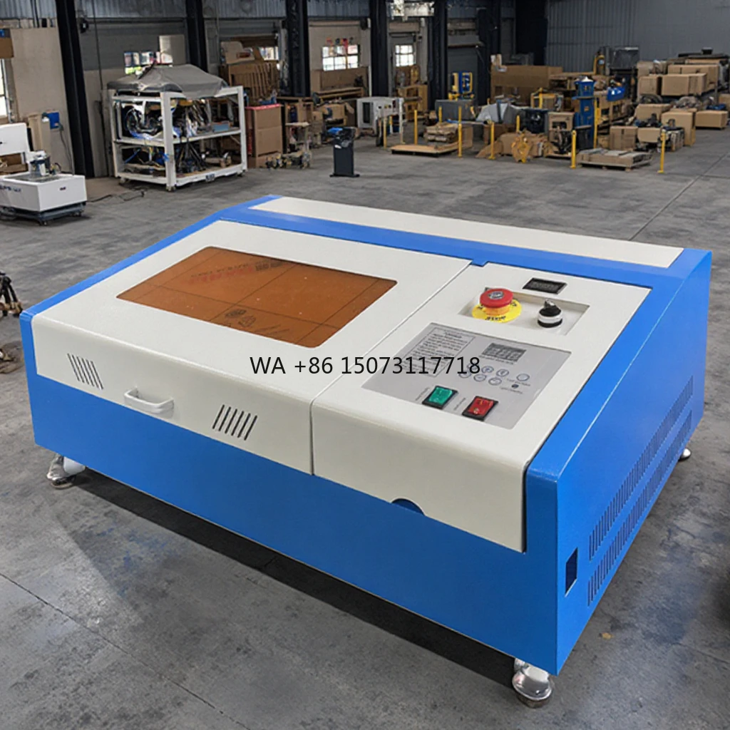 

Mini small size CO2 engraving machine can be used to engrave acrylic, wood, glass and other non-metallic materials 40w/50w