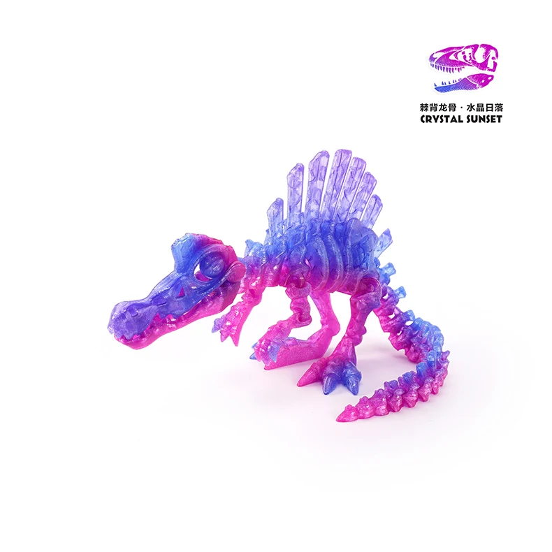 3D-Gedrucktes Rückengriff-Drachen-Ornament Dinosaurier-Serie Lustiges Ornament Handgefertigtes Skelett-Simulations-Ornament – Detail 9