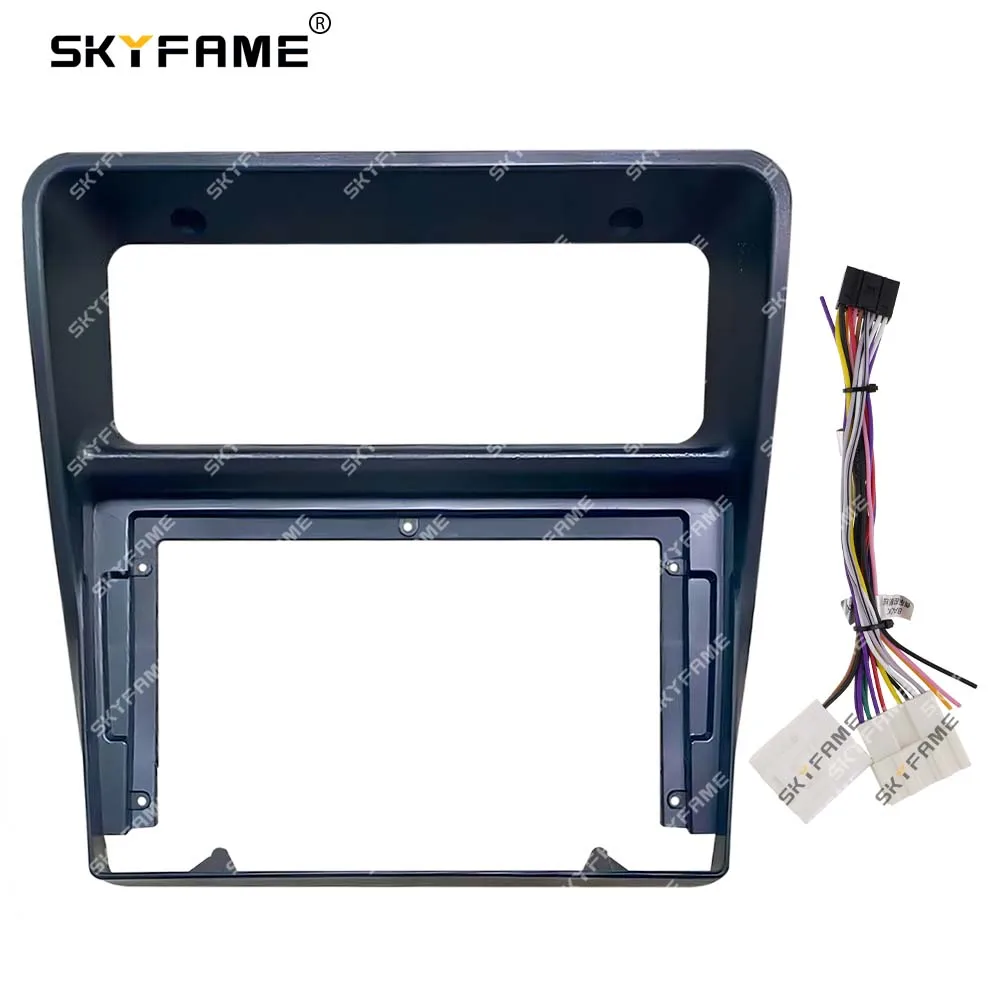 

SKYFAME Car Frame Fascia Adapter Android Radio Dash Fitting Panel Kit For Mitsubishi Pajero V46