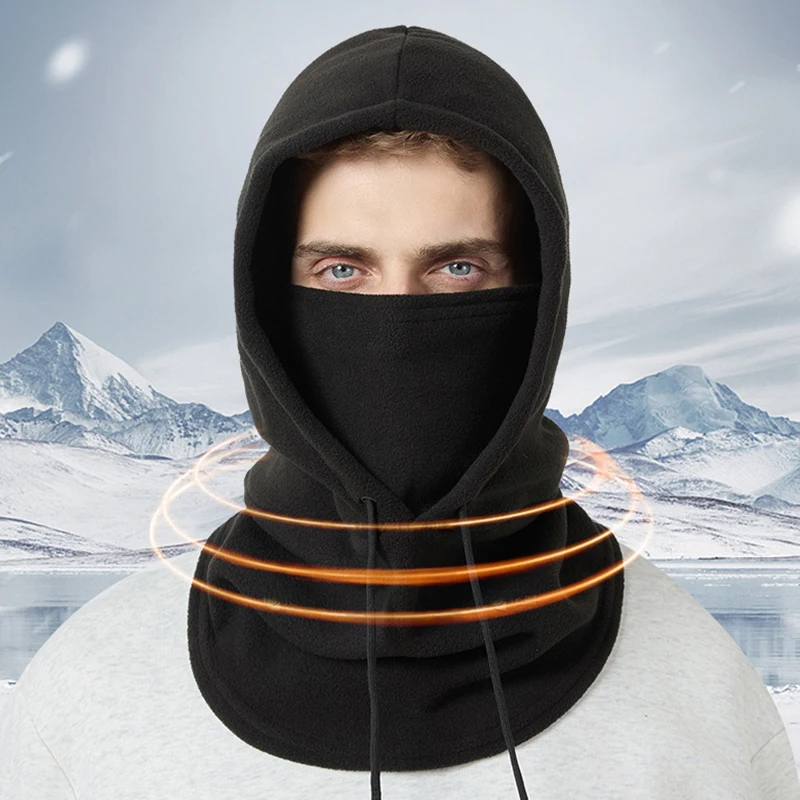 Polar Fleece Face Mask, Winter Men Women Ski Mask Suitable For Outdoor Cycling In Cold Weather Neck Warm Windproof Hat