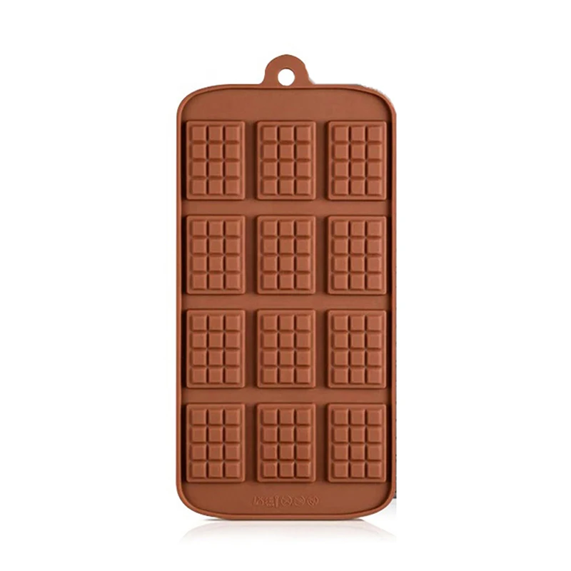 12 Even Chocolate Silicone Mold Fondant Patisserie Candy Bar Mould Kitchen Baking Accessories Cake Mode Decoration