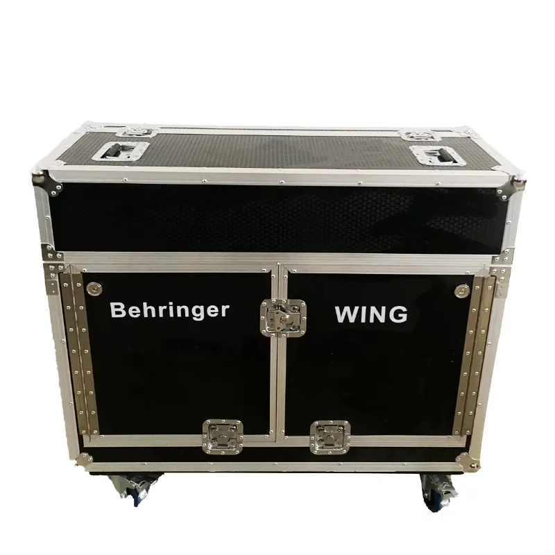 

Foldable Behringer WING Flight Case With Wheels Pa System Audio Sound Equipment