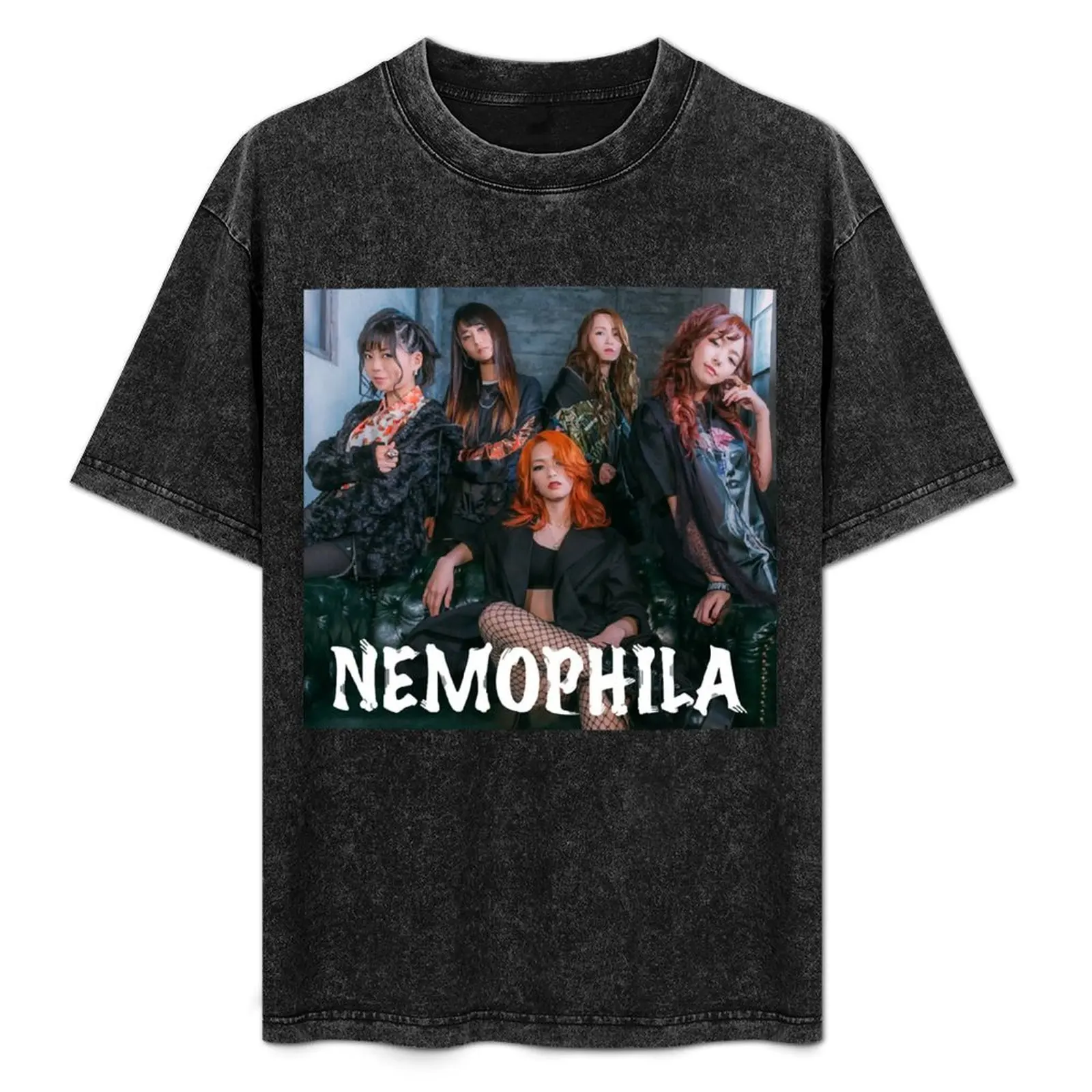 

Nemophila Band Portrait Essential T-Shirt vintage clothes oversized blue archive funny t shirts for men