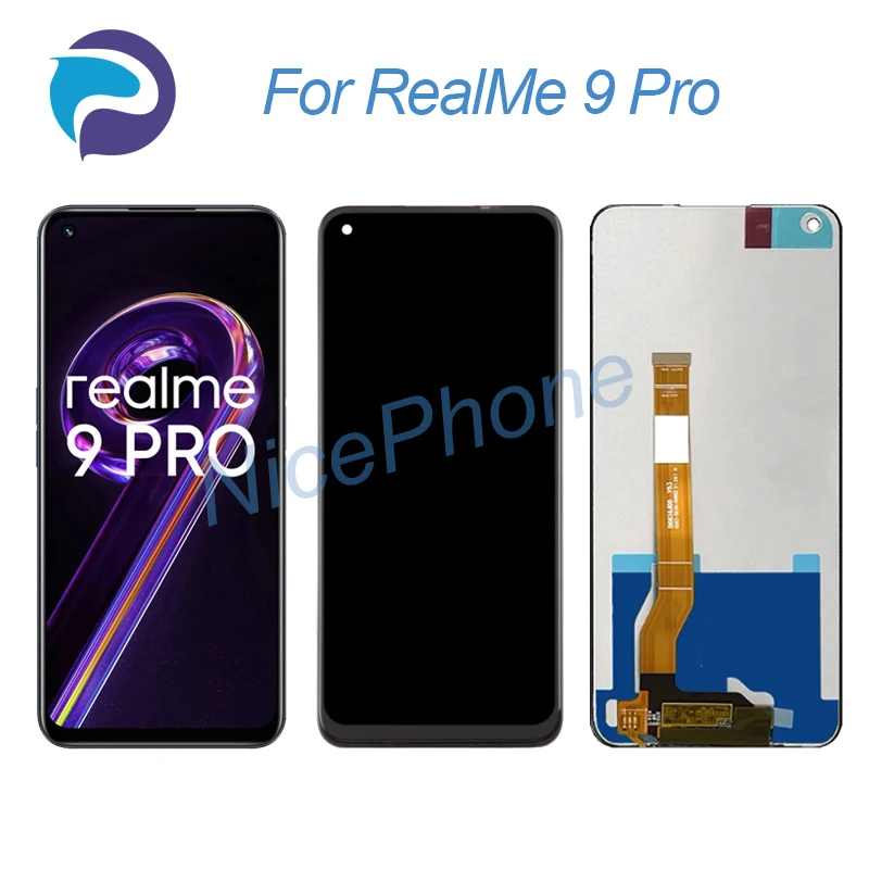 

For RealMe 9 Pro LCD Display Touch Screen Digitizer Assembly Replacement RMX3471, RMX3472 For RealMe 9 Pro Screen Display LCD