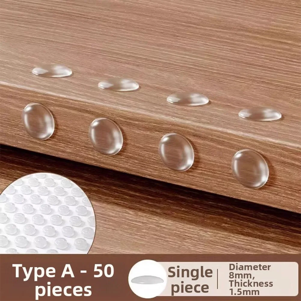 For Refrigerator Doors Silicone Bumpers 12mm*4.0mm Silicone Door Bumper Pads Shock Absorption Prevents Scratches