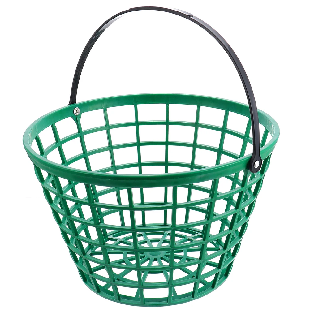Golf Ball Bucket Plastic Golfball Container Storage Holder Driving Range Fitness Basket Golfs Supplies Organizing Helper Easy