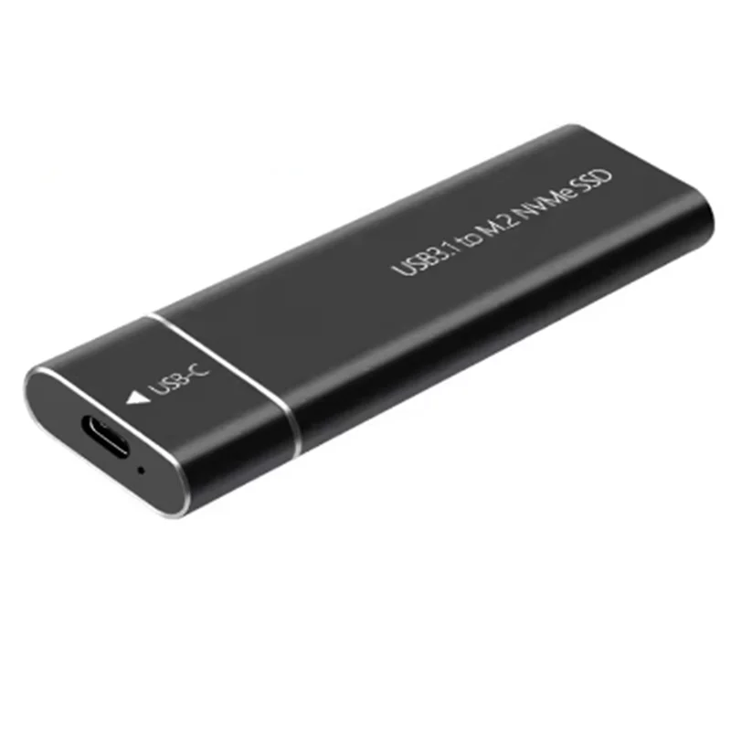 AT93-NVME Custodia per HDD di archiviazione esterna USB3.1 per custodia per disco rigido per disco rigido NVME SATA SSD