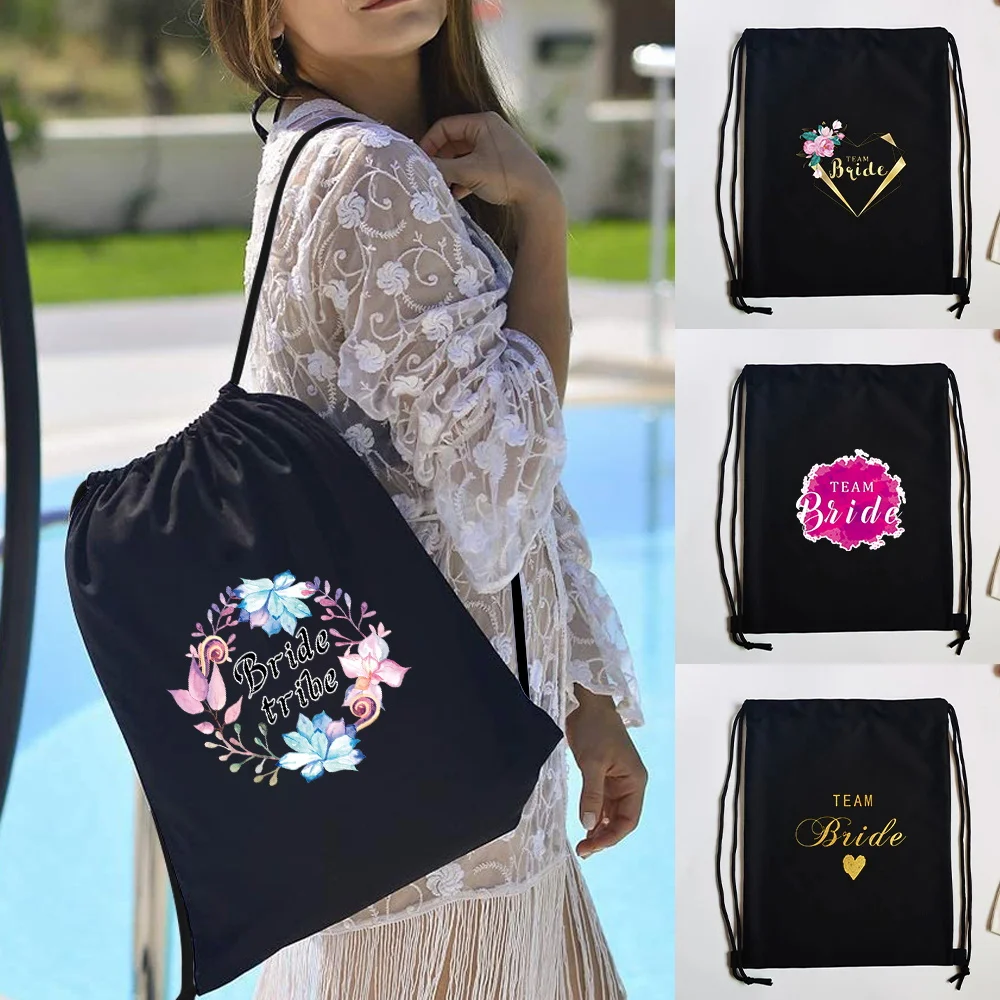 Drawstring Backpack Shoes Bag Bride Clothes Yoga Running Fitness Whole Sale Casual Portable Men Women Sports Gym Bag Belt Riding