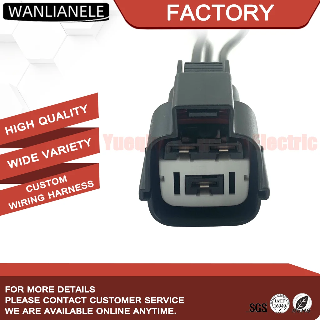 50 Sets MG652290 3 Pin Waterproof Connector 42A 312II WP Series Fit Hyundai Kia Radiator Fan Water Tank Plug