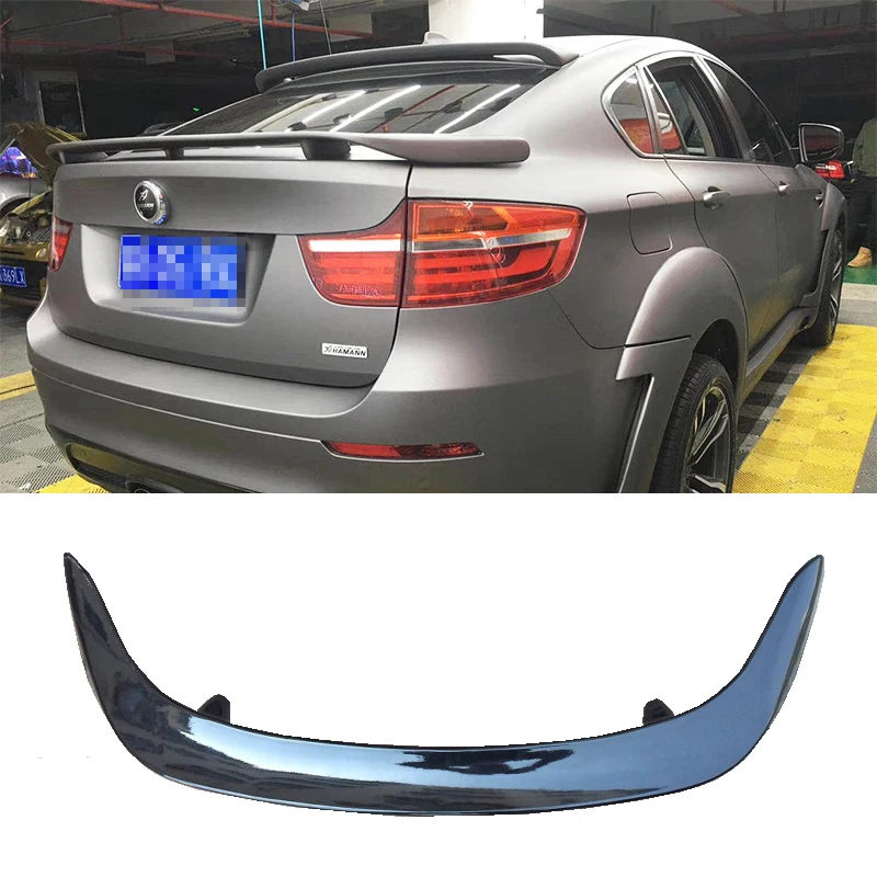 

Car Styling ABS X6 F16 2015-2019 Rear Spoiler Trunk Wing For BMW X6 F16 HM-Performance Style Decorate Accessories Retrofit Kit