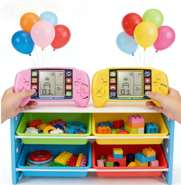 3.5 بوصة شاشة كبيرة جيب يده لعبة اللاعبين الكلاسيكية الرجعية لعبة آلة أطفال الأطفال ألعاب إلكترونية لعبة وحدة التحكم