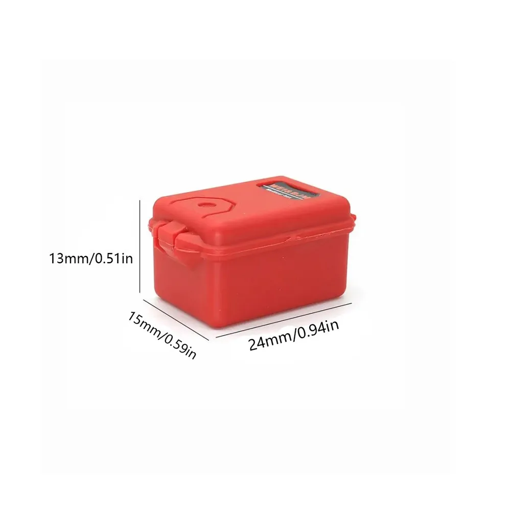 Scale Mini Storage Box Equipment Case Decoration Accessory for 1/18 1/24 RC Crawler Car Axial SCX24 FCX24 Enduro24 TRX4M