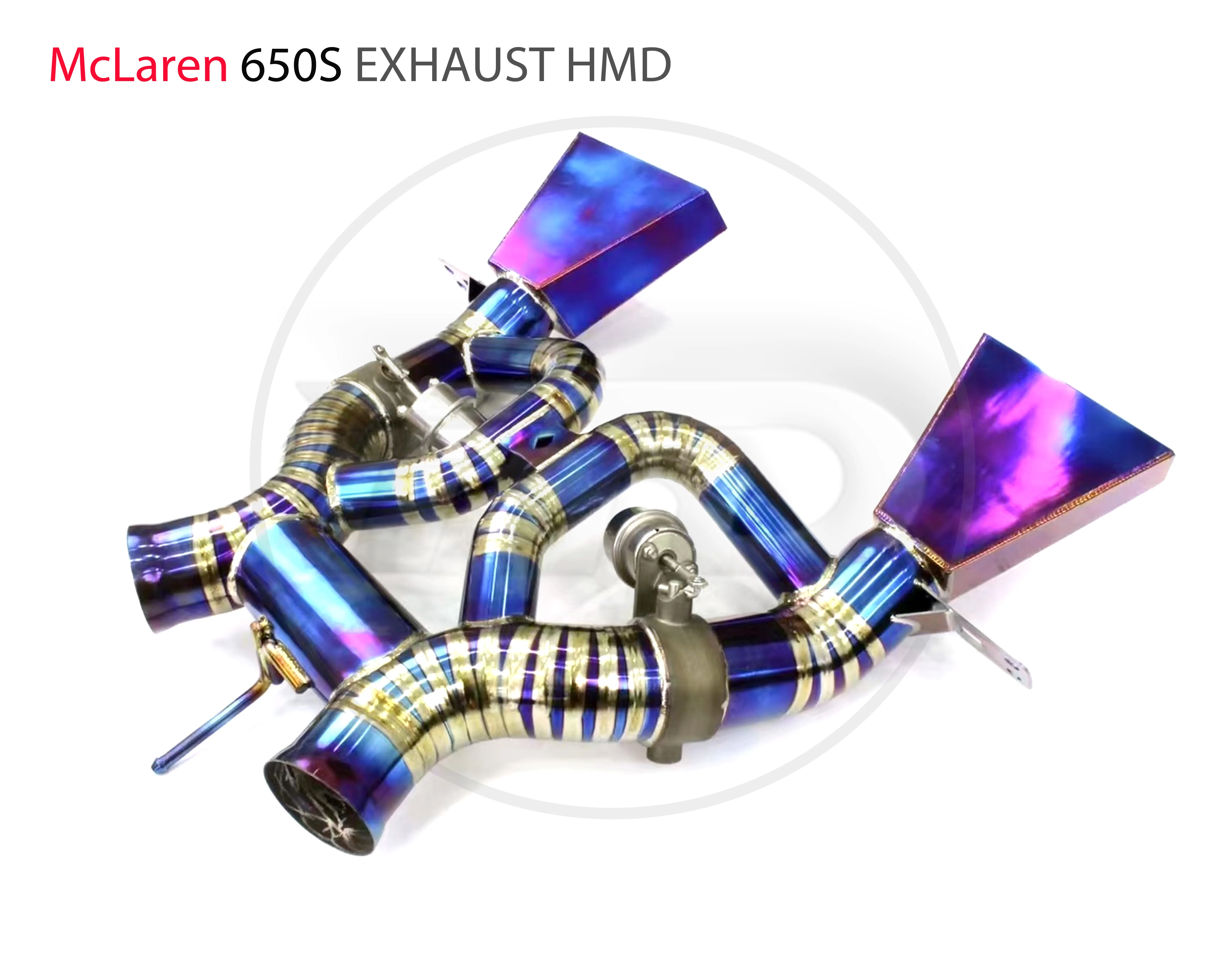 

HMD Titanium Alloy Exhaust Manifold Downpipe Is Suitable For McLaren 570 650S 720S MP4-12C Auto Modification Parts Valve