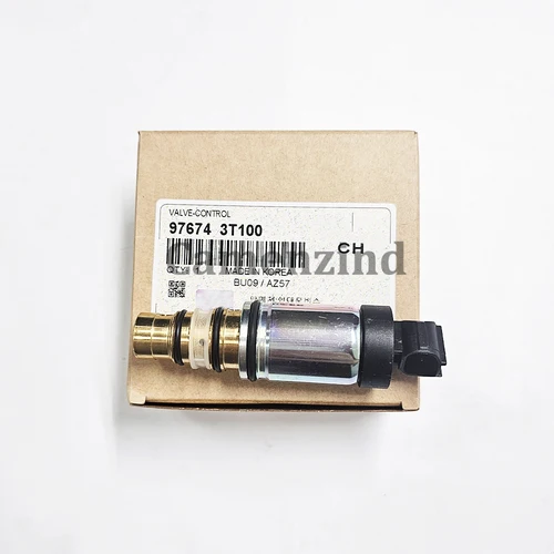 Imagen 2 del producto Válvula Solenoide de Control de compresor de CA para coche 97674-3T100 97674-3T100QQK 976743T100 para KIA RIO Hyundai Accent 1,6 PXE16 PXE14 PXC16